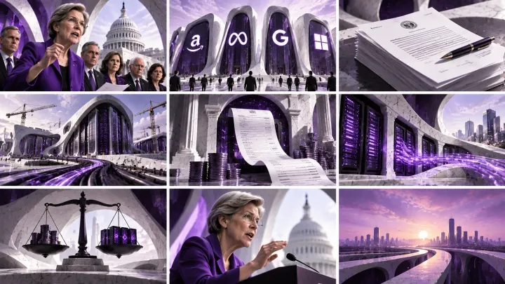 Big Tech AI Tax Breaks: Warren's Five Questions for Amazon, Meta, Alphabet and Microsoft