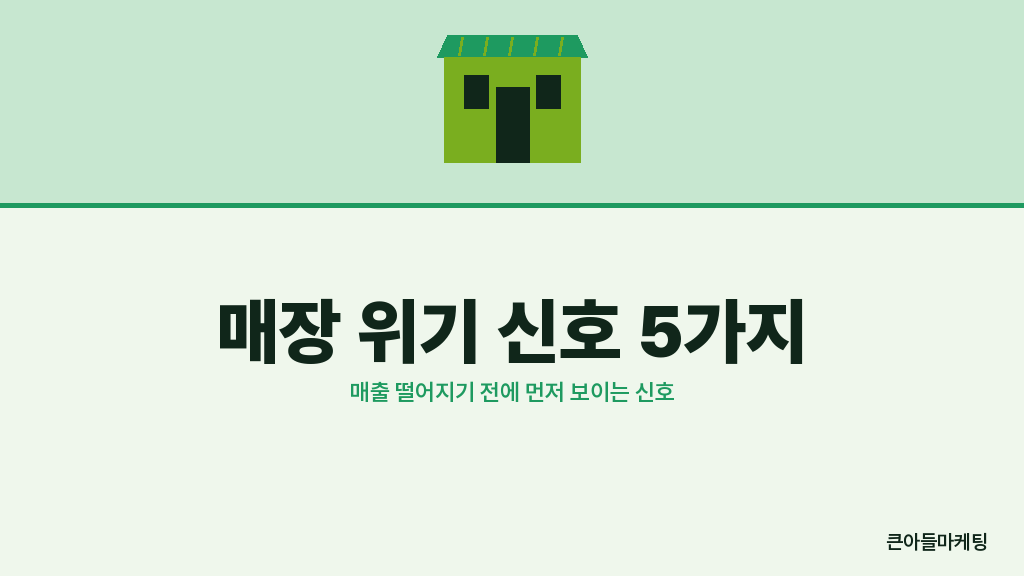 위기 신호 → 매출 변화 타임라인