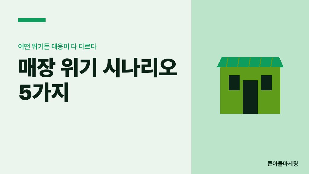 5가지 위기 시나리오 매트릭스