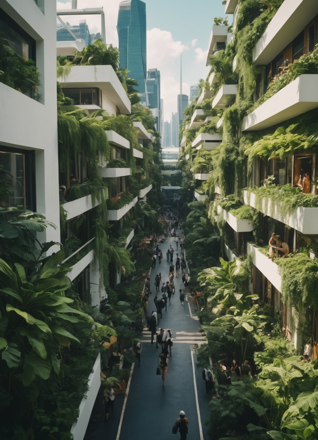 Solarpunk City