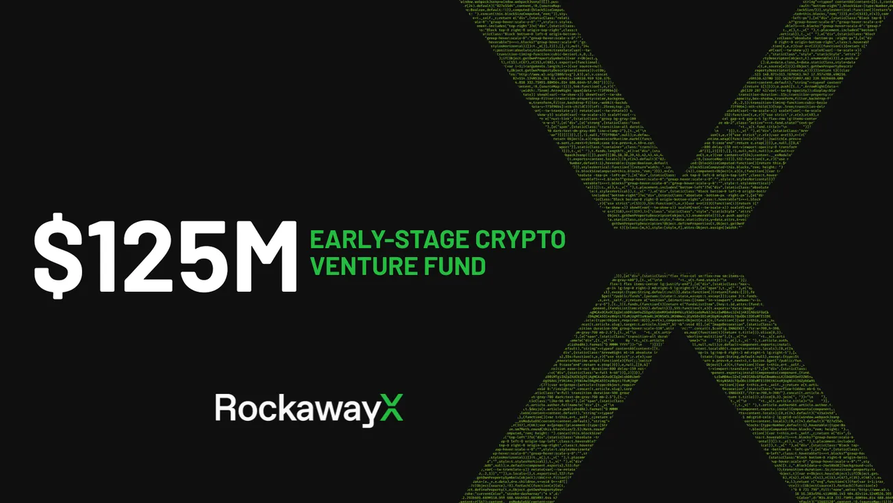 RockawayX announces the close of its $125M crypto venture fund, focusing on Solana investments, DeFi infrastructure, and decentralized networks to fuel Web3 innovation.