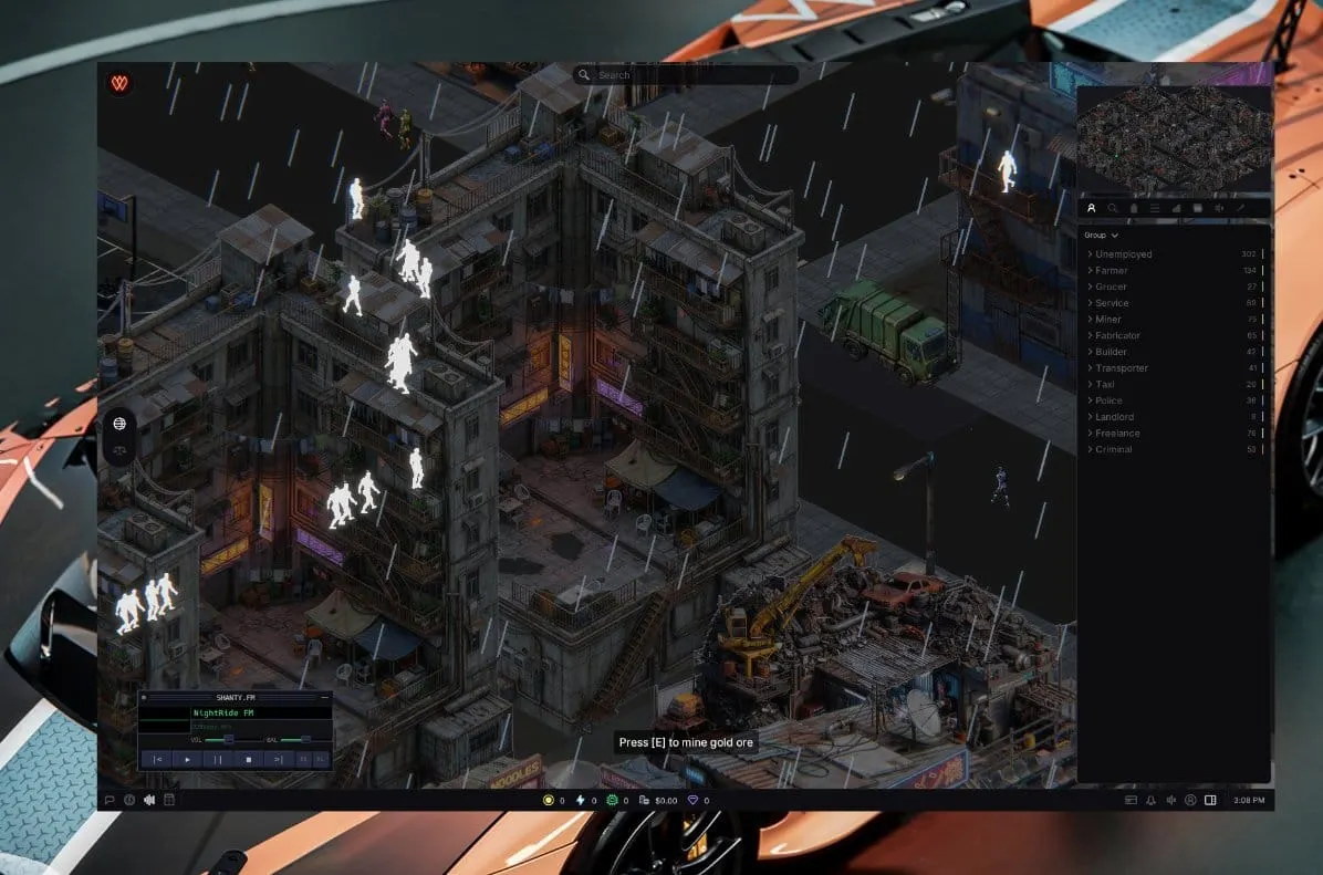 Wilder World Shanty Town teaser, shared by co-founder n3o