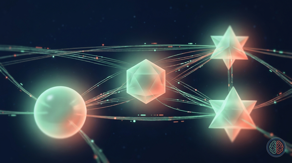 Three glowing network nodes connected by light bridges, symbolizing cross-protocol federation across the open social web.