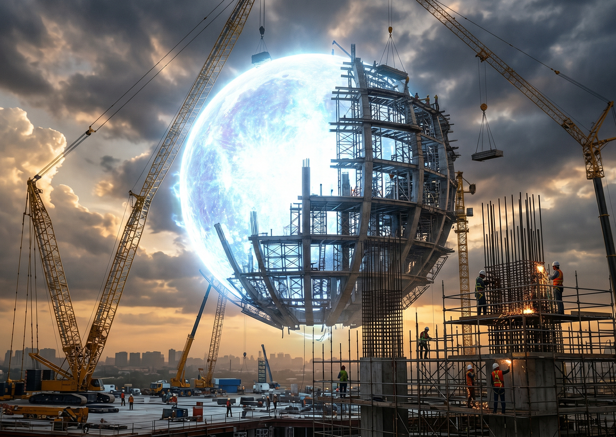 AI singularity and construction infrastructure bottleneck