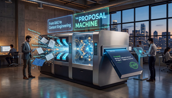 The proposal machine: From RAG to context engineering