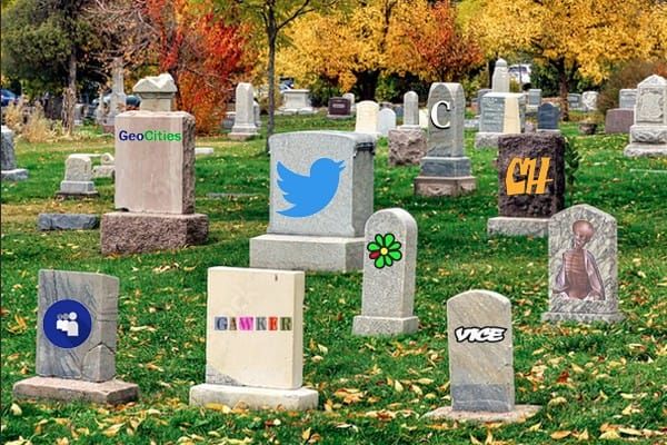 🔒 The Internet is An Ever Expanding Graveyard