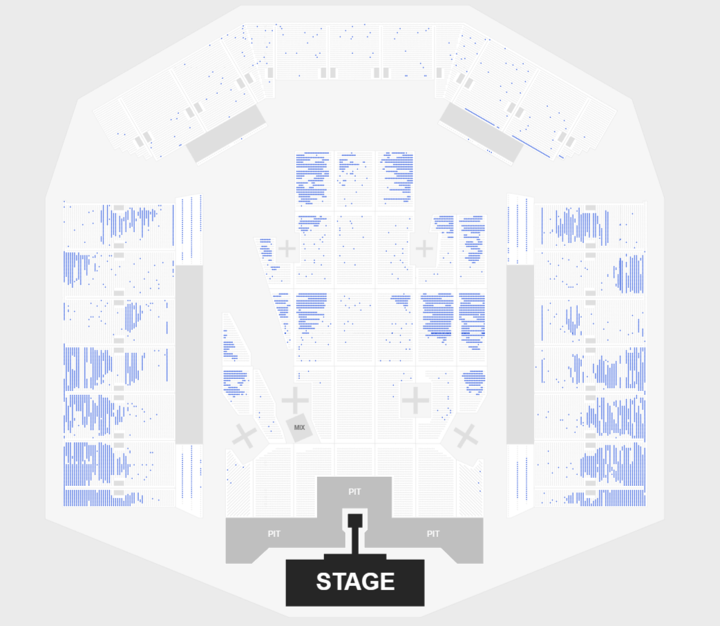 Foo Fighters Ticketmaster Snapshot (3pm 10/30)