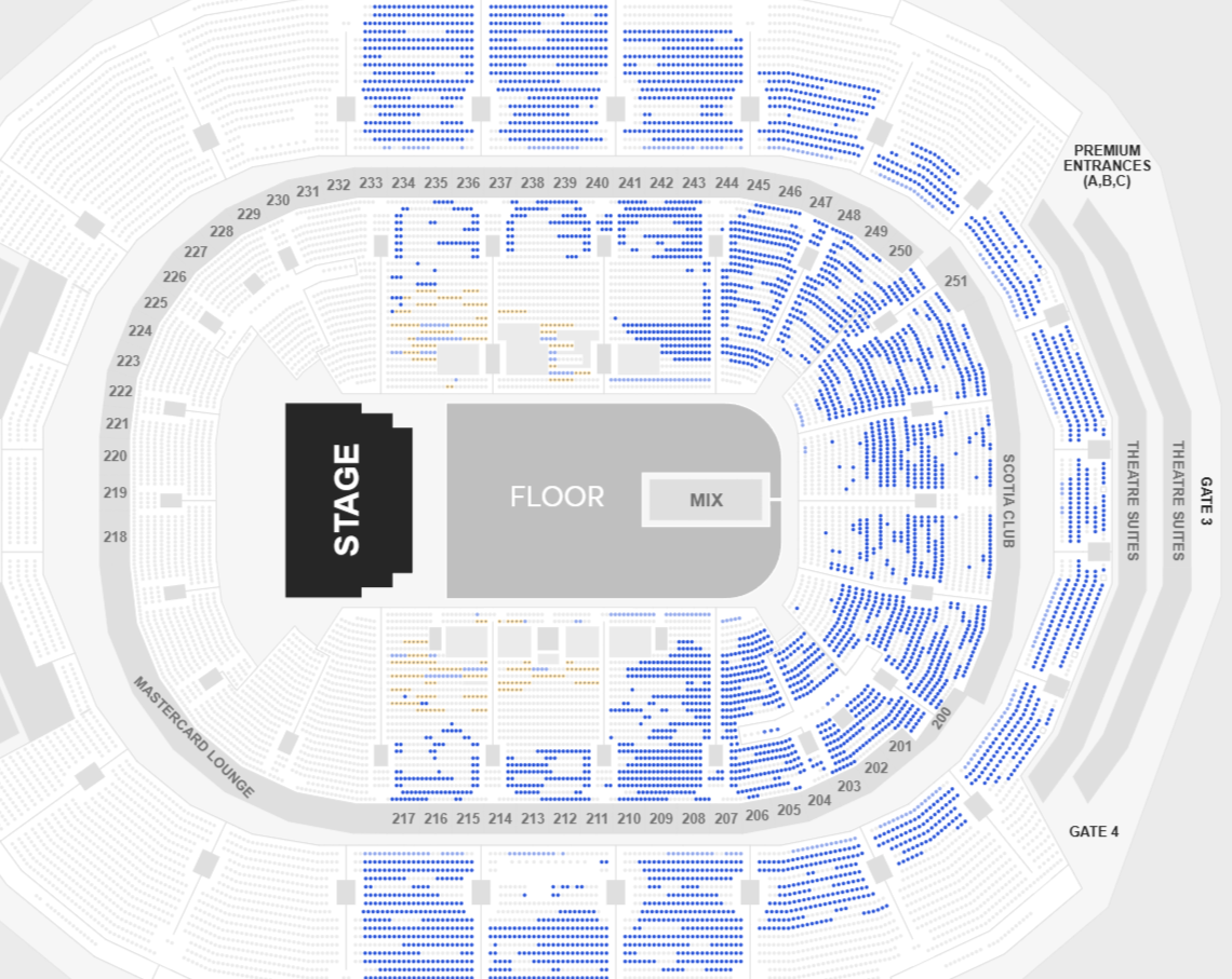 Iron Maiden Ticketmaster Snapshot for Night 2 (2pm 10/30)