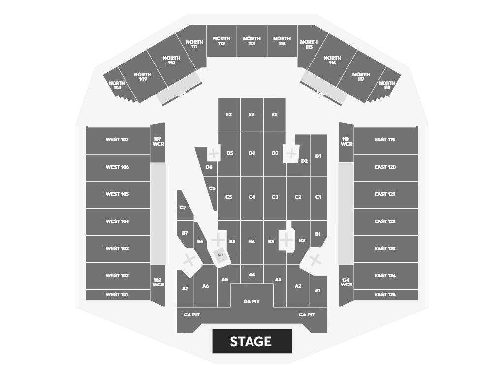 Chris Stapleton Rogers Stadium Seating Map