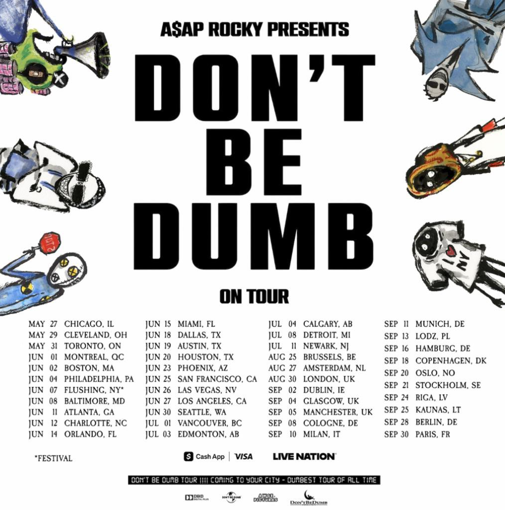 Don't Be Dumb 2026 tour poster