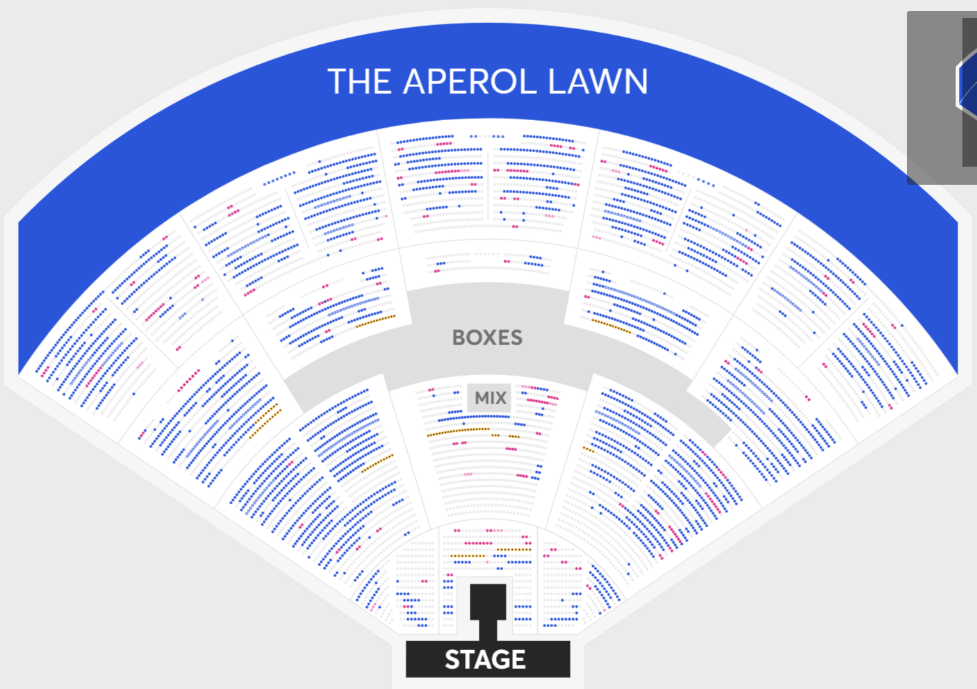 Pussycat Dolls ticket map on March 25, 2026 at 6pm