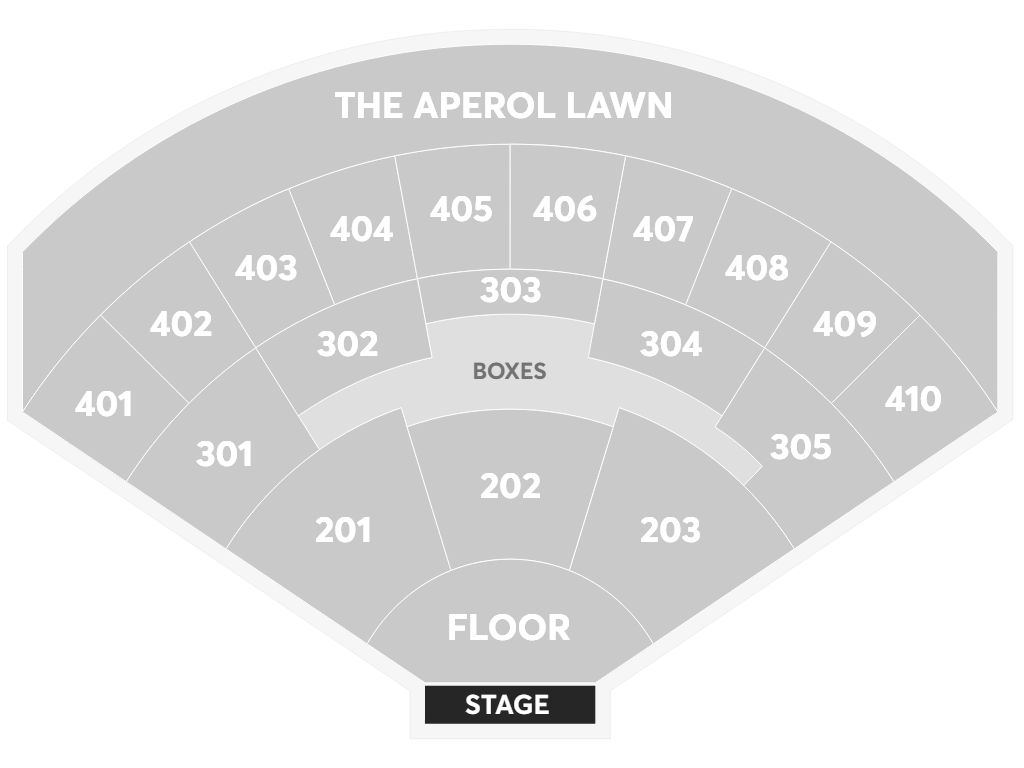 Jack White RBC Amphitheatre Toronto seating map 2026