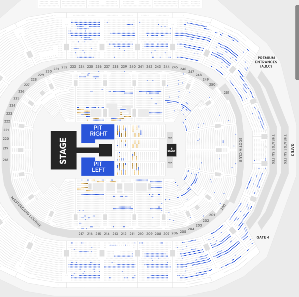 Sombr at Scotiabank Arena Toronto ticket availability as of 11:42AM on 04/14/26