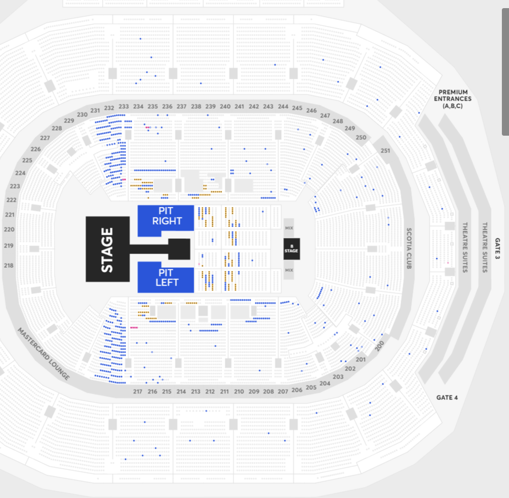 Sombr at Scotiabank Arena Toronto ticket availability as of 12:16PM on 04/30/26