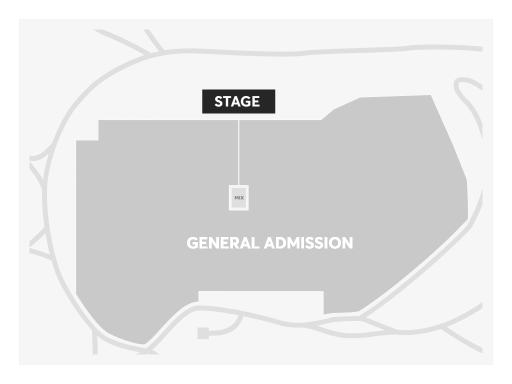 Turnstile Toronto Woodbine Park seating map for Never Enough Tour - September 12, 2026