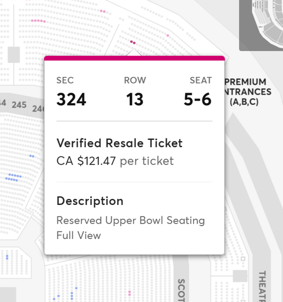 Rush Toronto tickets going below face value