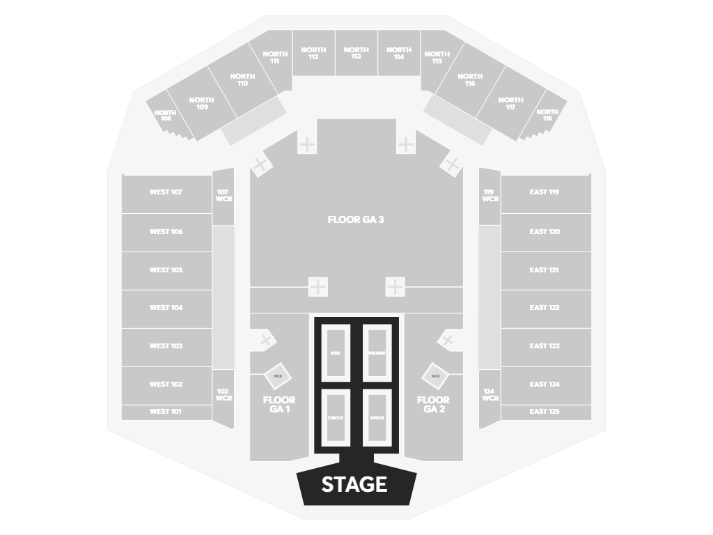 Harry Styles Toronto Rogers Stadium seating map for the Together, Together Tour - May 7 + 8, 2027