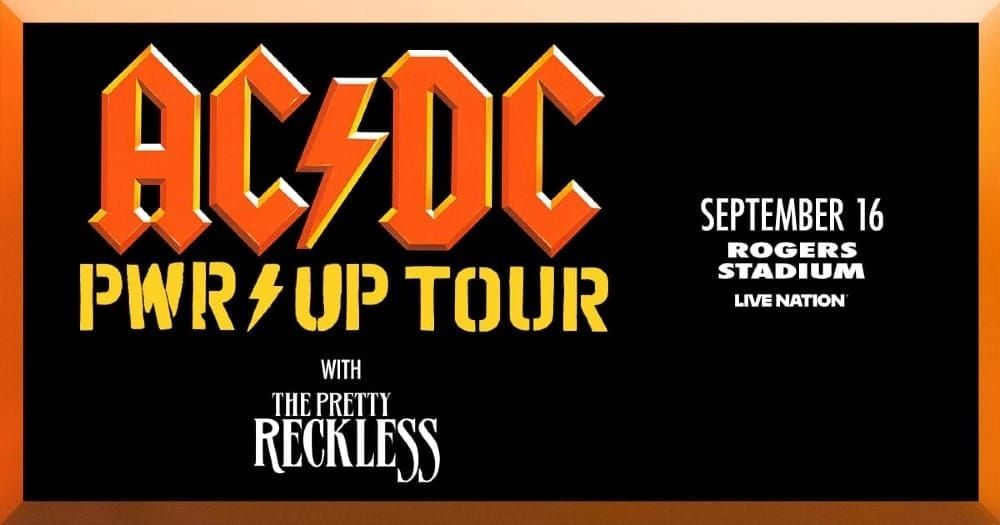AC/DC Power Up tour banner