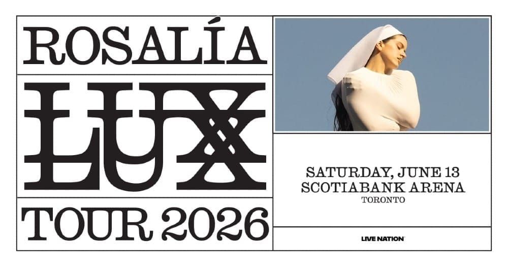 Rosalía tour banner for Toronto