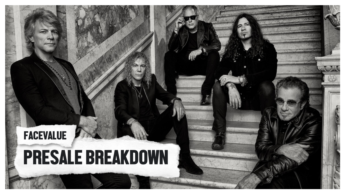 Bon Jovi Toronto FaceValue Presale Breakdown banner