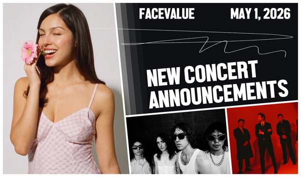 New Concert Announcements in Toronto - FaceValue Banner for May 1, 2026