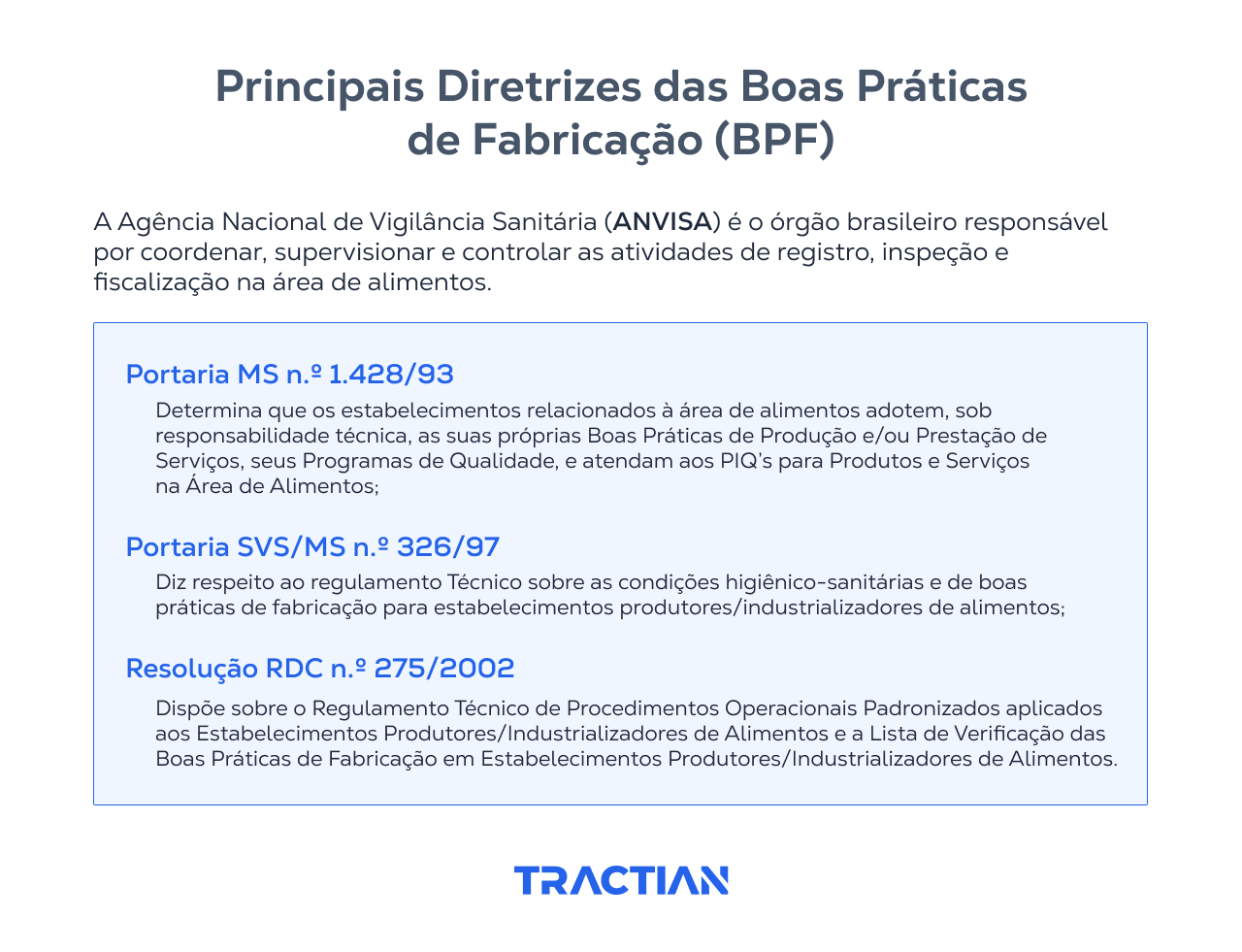 Diretrizes da BPF são noteadas pela ANVISA