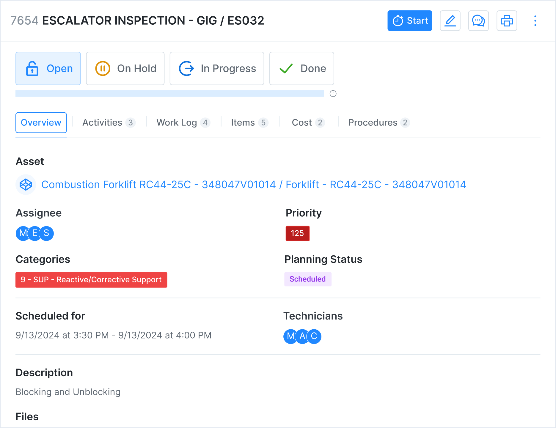 automated work order creation