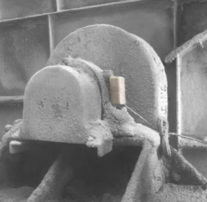 Sensor Smart Trac em mancal, coberto por partículas