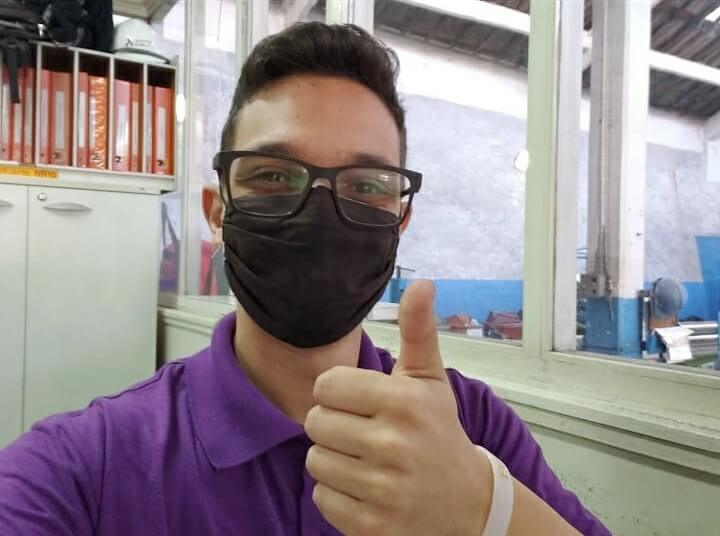 Pedro Henrique Nogueira, auxiliar em metrologia, da Ahlstrom Munksjo