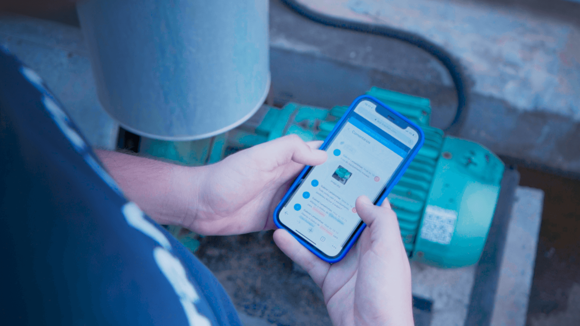 Código QR de la plataforma TRACTIAN
