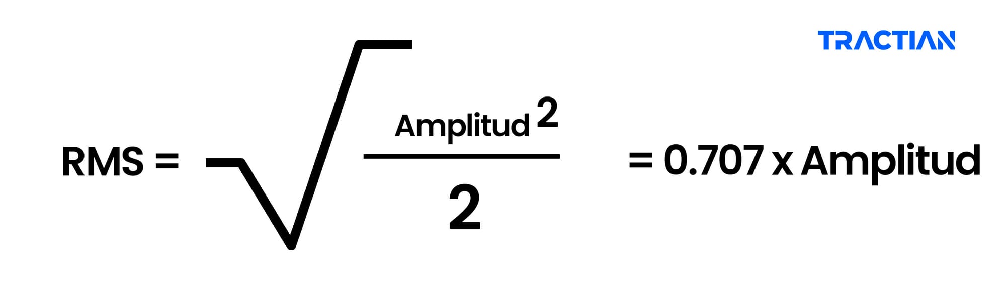 Valor RMS de una onda de vibracion