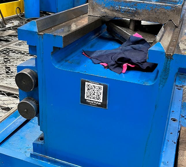 Código QR generado en GMAO TracOS