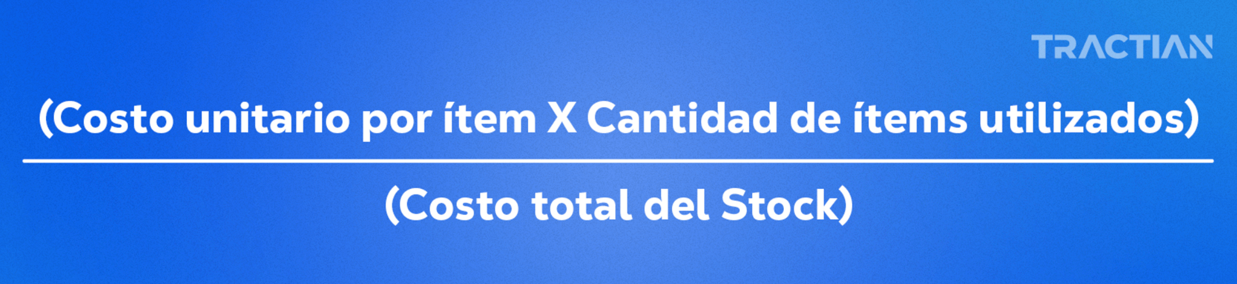 costo del inventario comercial