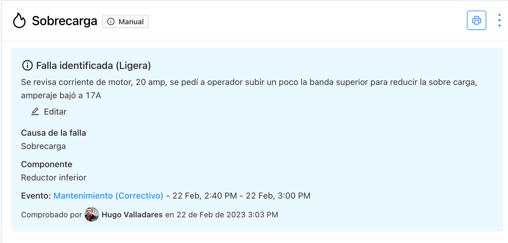 alerta temperatura tractian