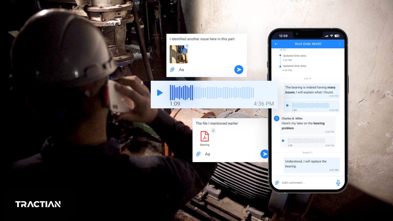 vibration sensor app with real-time chat and communication