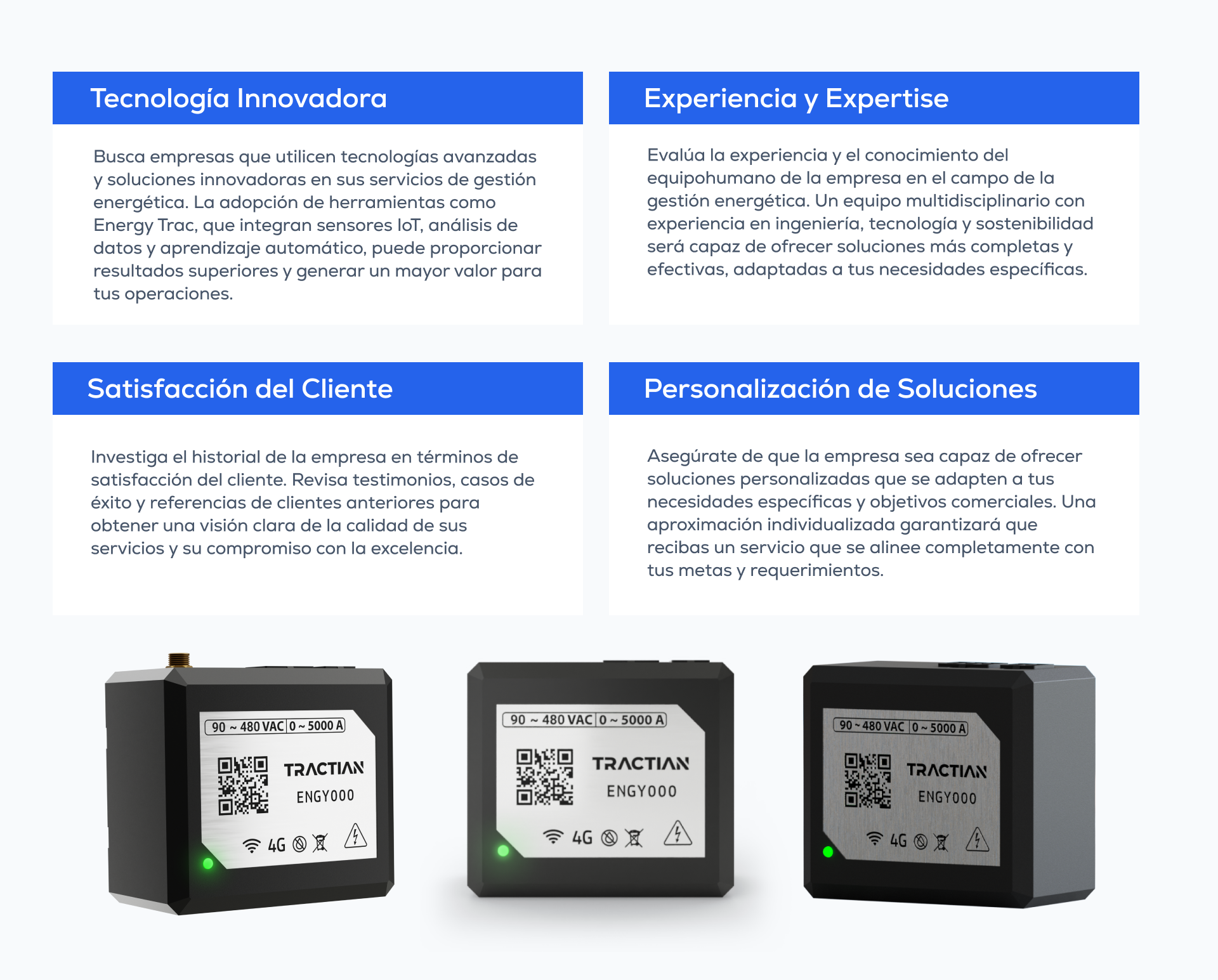 Gestión energética y Energy Trac