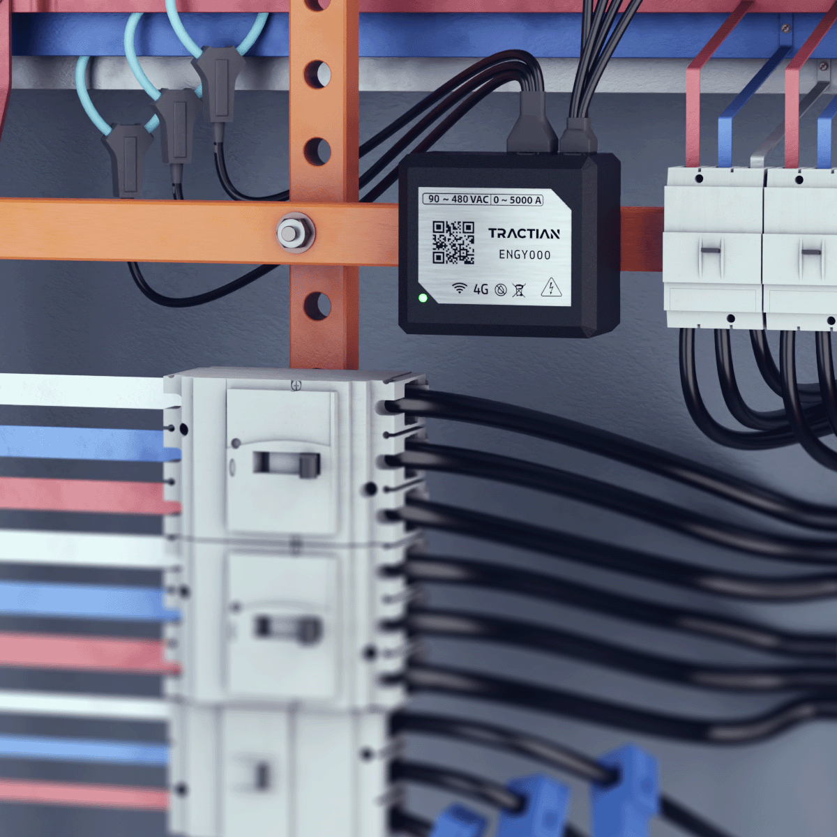 Sensor de Corrente, Tensão e Potência da TRACTIAN