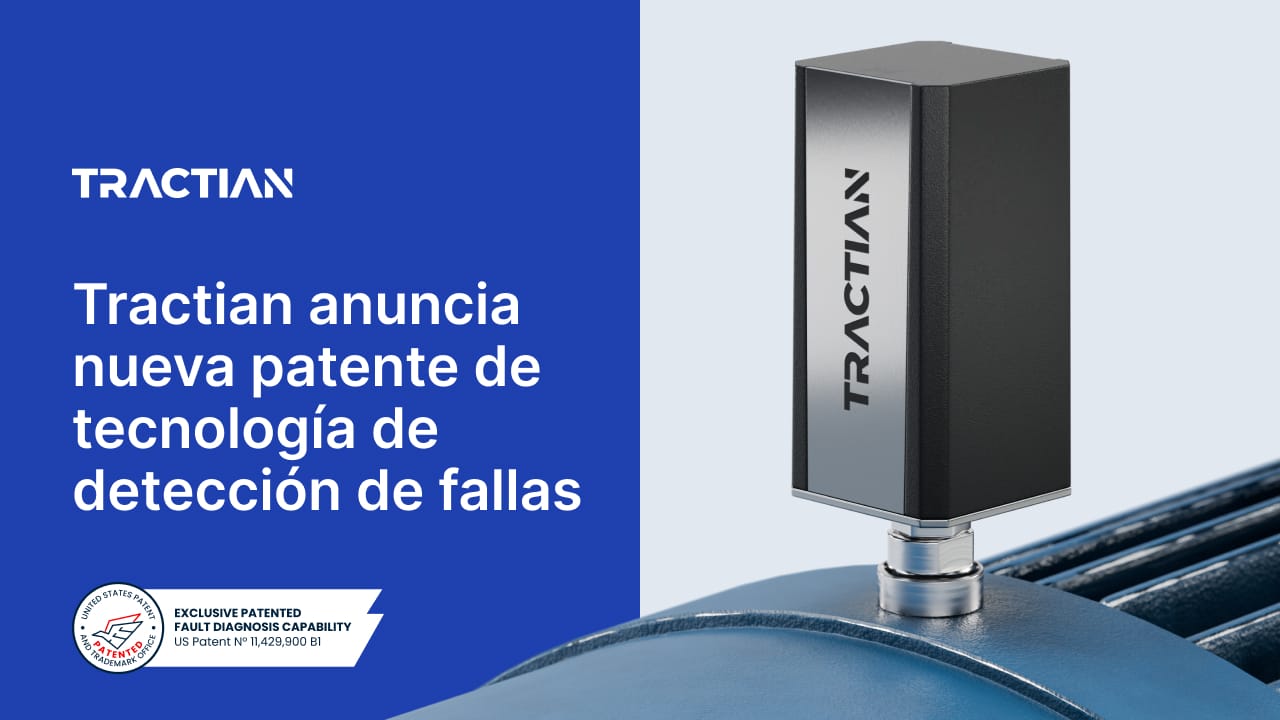 TRACTIAN anuncia nueva patente de tecnología de detección de fallas
