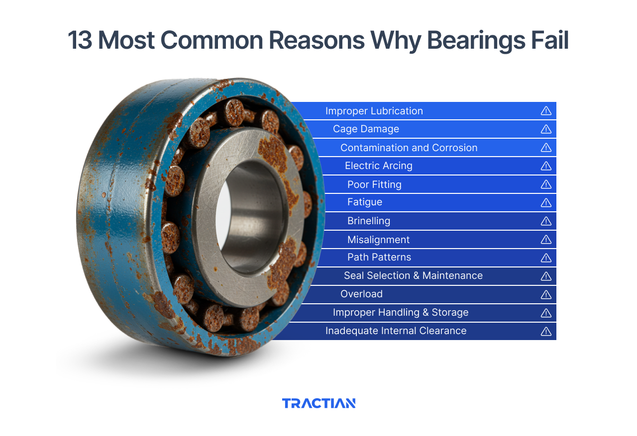 13 Most Common Reasons Why Bearings Fail