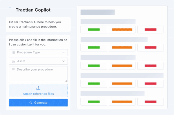 AI-powered SOPs and checklists for maintenance and reliability