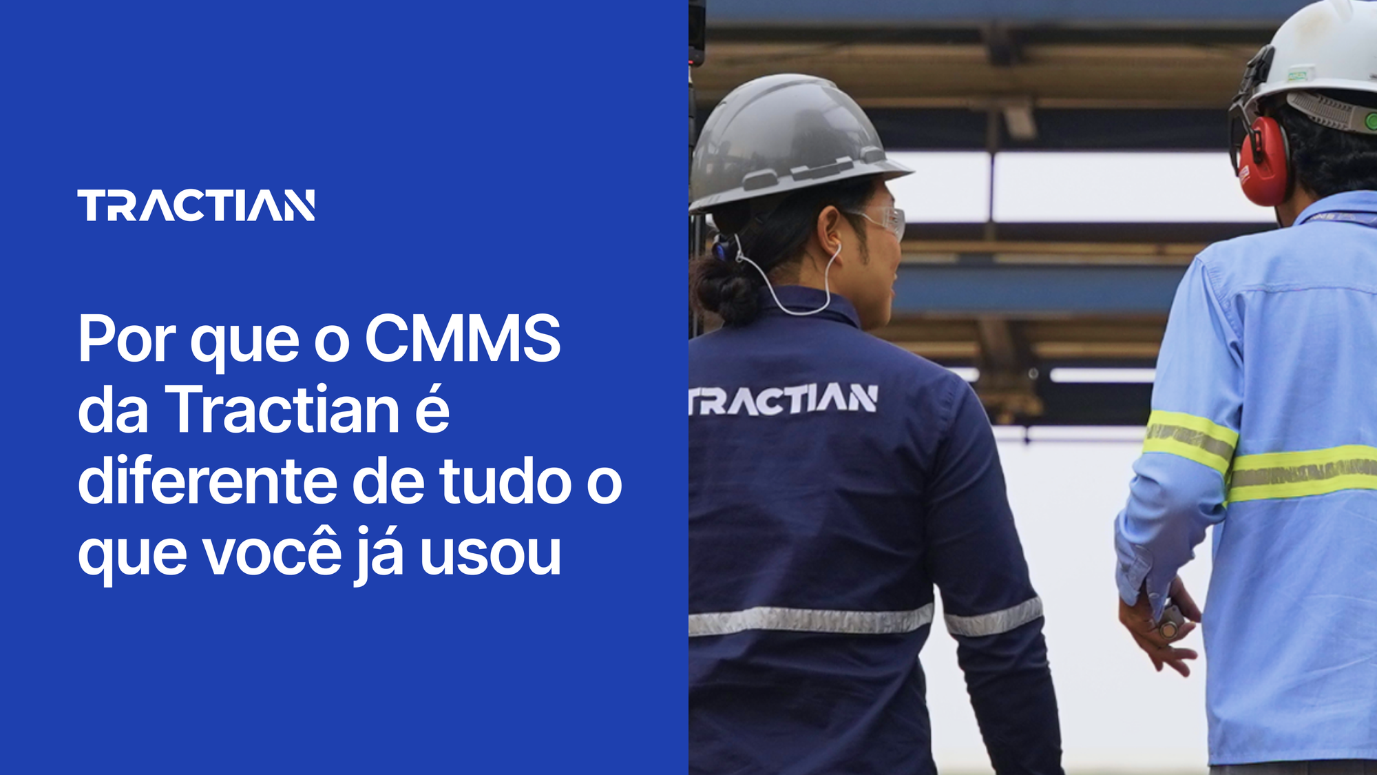 Por que o CMMS da Tractian é diferente de tudo o que você já usou