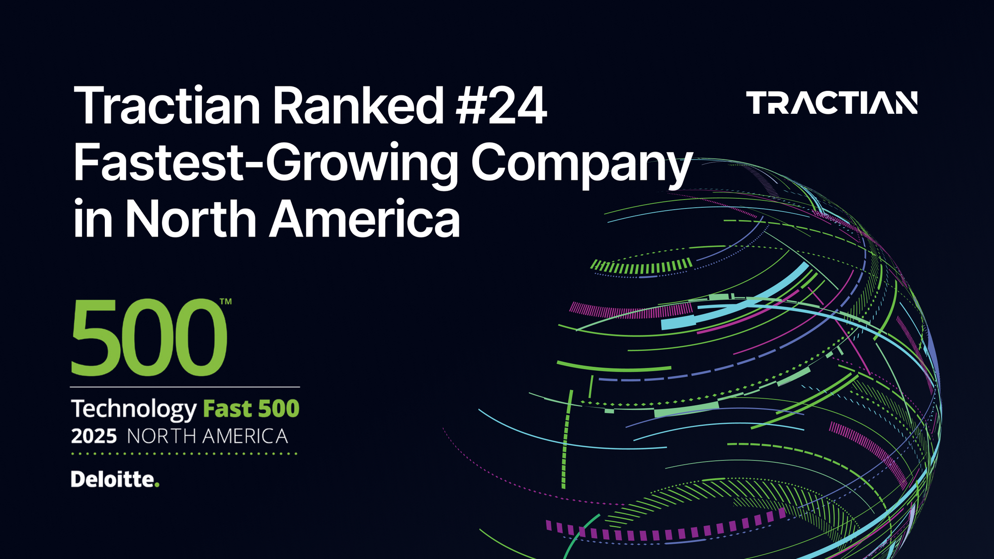 Tractian Ranked Number 24 Fastest-Growing Company in North America on the 2025 Deloitte Technology Fast 500™