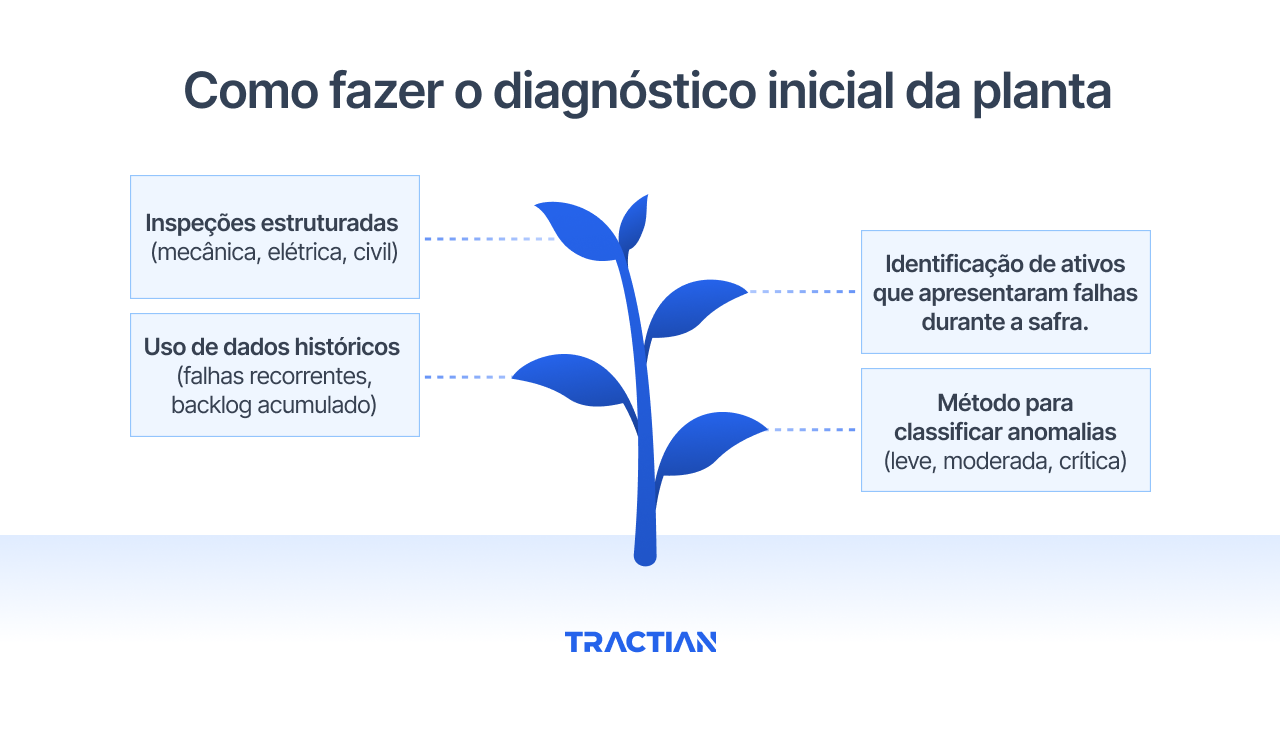 Como fazer o diagnóstico inicial da planta