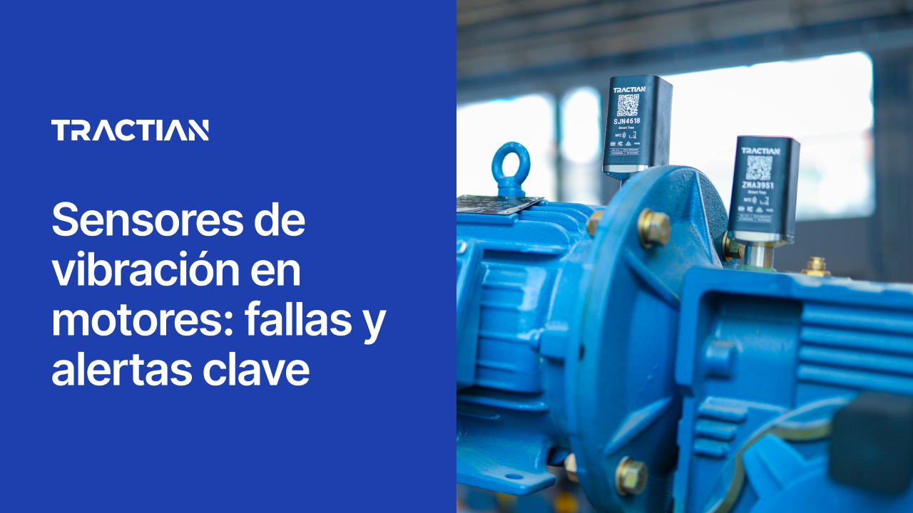 Sensores de vibración en motores: fallas y alertas clave