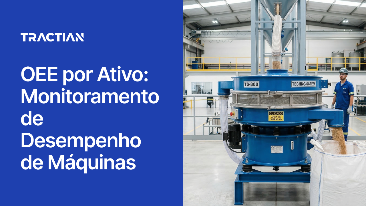 OEE por Ativo: Monitoramento de Desempenho de Máquinas