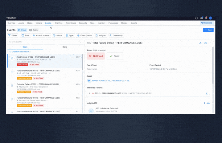 Agrupamento de insights, gestão de falhas e mais