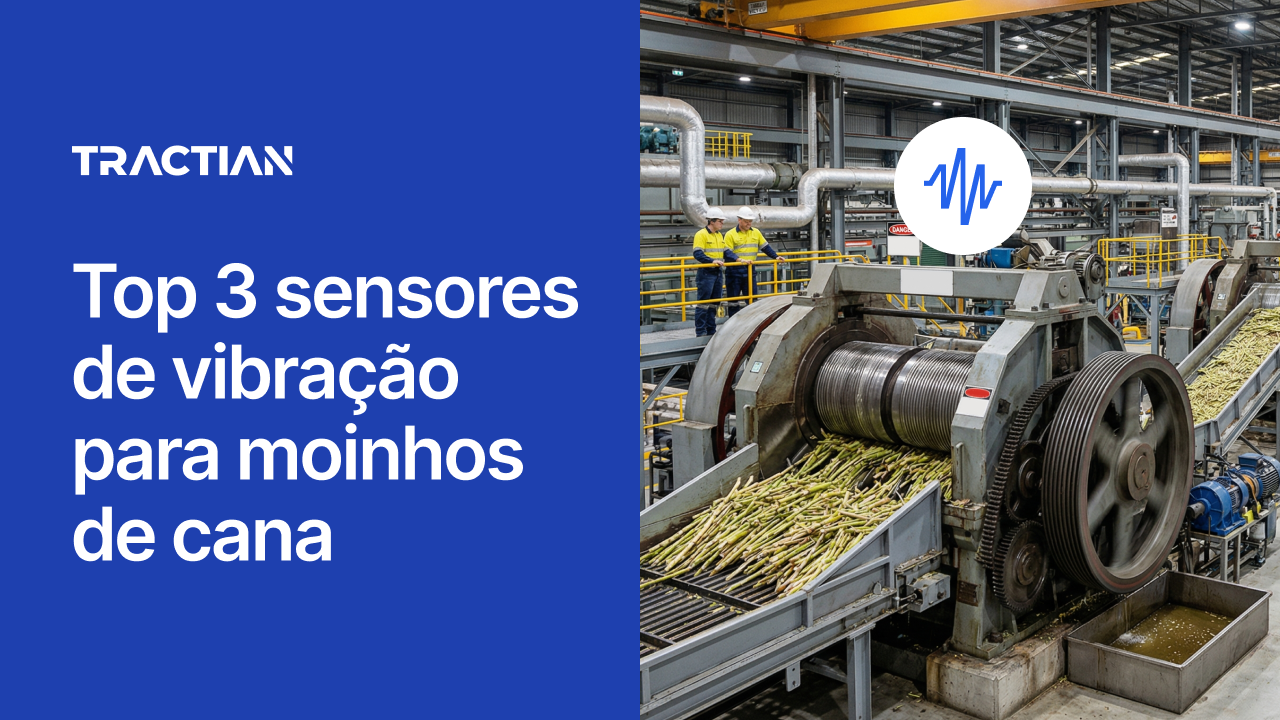 Top 3 sensores de vibração para moinhos de cana