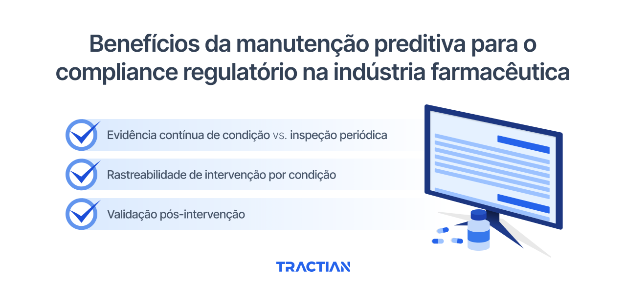 Benefícios da manutenção preditiva para o compliance regulatório na indústria farmacêutica