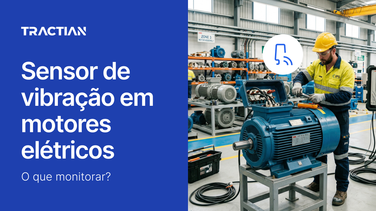 Sensor de vibração em motores elétricos: o que monitorar?