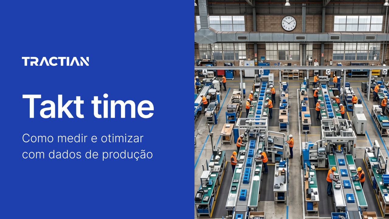 Takt time: como medir e otimizar com dados de produção